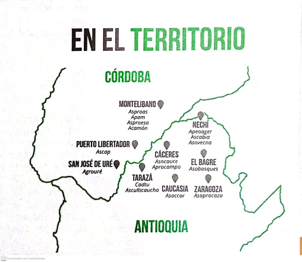 Rubbercorp en el territorio